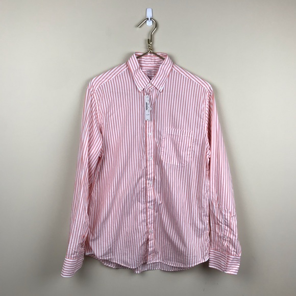 J. Crew Other - NEW J.Crew Lightweight Secret Wash Shirt Orange M